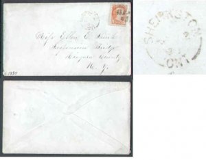 Canada-cover  #8117 - 3c Small Queen-Welland Cnty-Sherkston,Ont