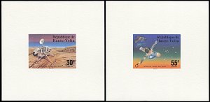 Upper Volta 398-400,C238-C239, MNH,Viking Mars Project, 5 proof cards