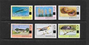 Birds - Anguilla #337-342  MNH