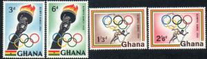 Ghana  Scott 78-81  Mint  Complete