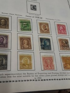 All American Stamp Album With Mint & Used Stamps