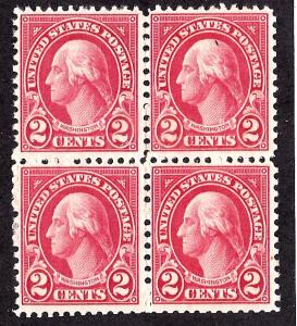 634 Mint,OG,NH... Block of 4