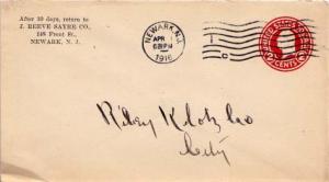 United States, Postal Stationery, New Jersey