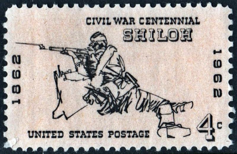 SC#1179 4¢ Civil War Centennial Issue: Shiloh (1962) MNH