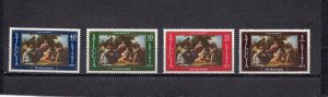 SAINT LUCIA 1972 CHRISTMAS PAINTINGS SET OF 4 STAMPS MNH