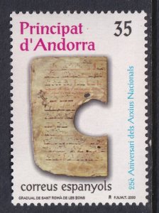 Andorra Spanish 268 MNH VF