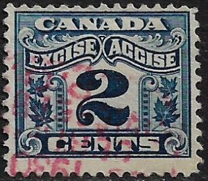 Canada #FX36 Used Stamp - Two Leaf Excise Tax (c)
