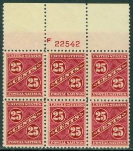 EDW1949SELL : USA 1940 Scott #PS8 P/B Fresh & Very Fine Top P/B of 6. Cat $340. 