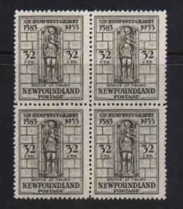 Newfoundland #225a VF Mint Block