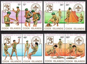 Cook Islands 1983 ☀ Anniversary of Boy Scouts Movement ☀ MNH**