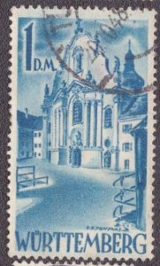 Germany -French Occupation Wurttemberg 1948 -  8n27 Used