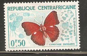 CAR Butterfly  0.50F Mint 