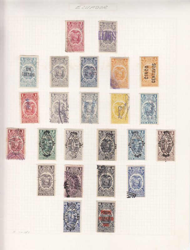 Ecuador: Revenue Lot, MH/Used (S17743)