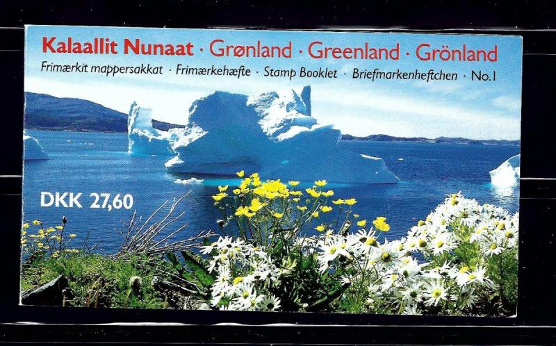 Greenland 91a;130a cpl Booklet of 2 panes of 10 stamps each 