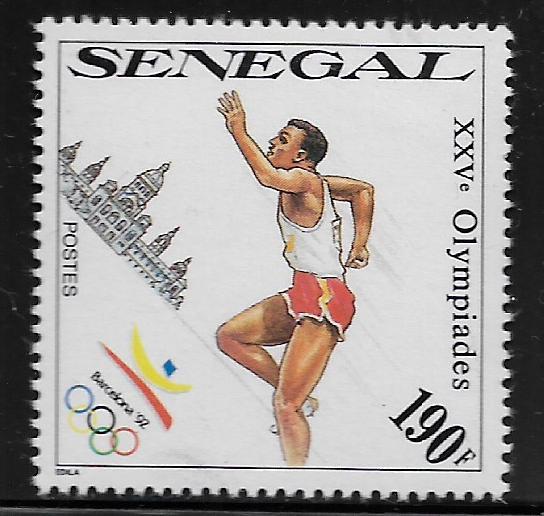 SENEGAL, 866, MINT HINGED, 1992 SUMMER OLYMPICS BARCELONA