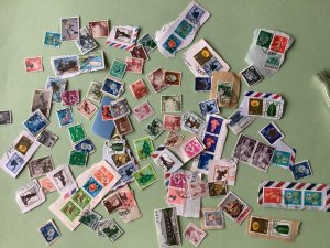 Japan stamps on & off paper to sort Ref A2363