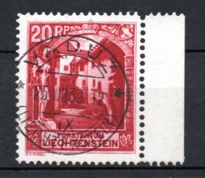 [AC] Liechtenstein 1930 Scott #97 *USED* VF Vaduz Castle (Vaduz Cancel)