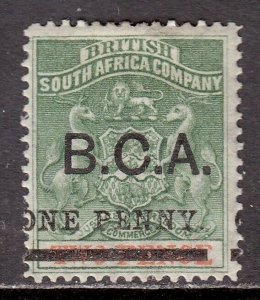 BR. CENTRAL AFRICA — SCOTT 20 (SG 20) — 1895 1d ON 2d SURCHARGE — MH — SCV $20