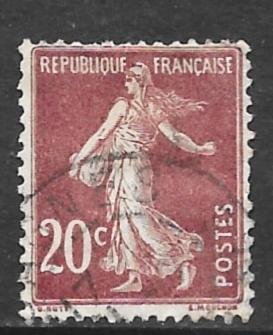 France 166: 20c Sower, used, F