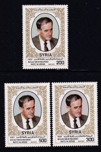 Syria 1035-1037 MNH VF