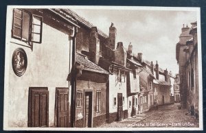 1939 Brunn Czechoslovakia First Day Postcard Cover Prague the Golden Lane