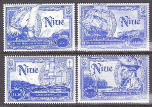 NIUE 1999 Navigators / Capt Cook set fine MNH..............................27555