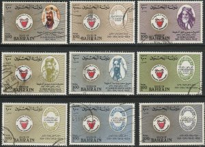 Bahrain, #300a-i Used From 1985