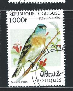 Togo Sc#1784-9 Birds 1996