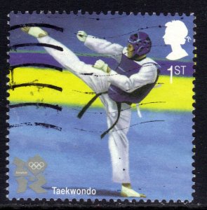 GB 2010 QE2 1st Olympic & Paralympics London Taekwondo used SG 3100 ( M38 )