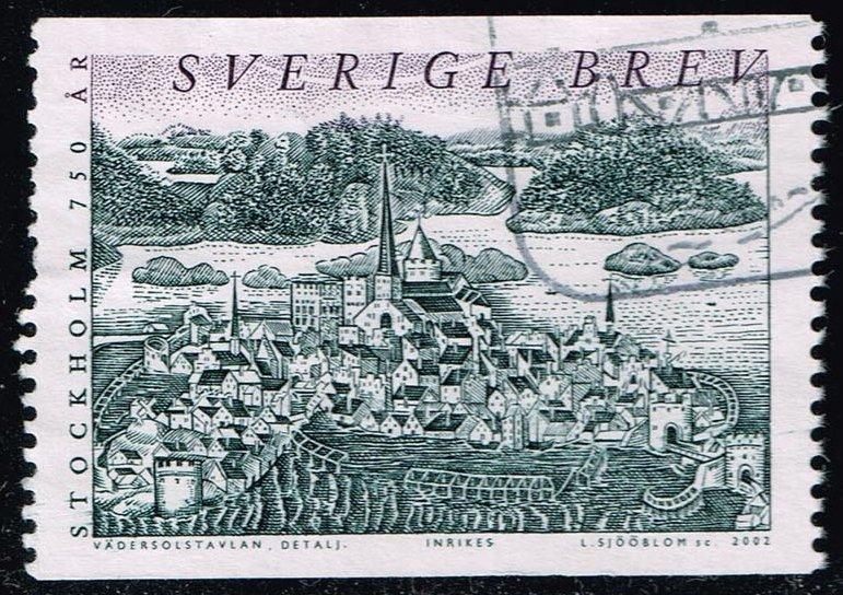 Sweden #2432 Painting of Stockholm; Used (1.10)