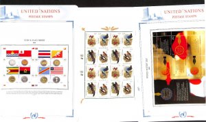 United Nations Stamp Collection in White Ace Album, Mint NH, 2015-2016