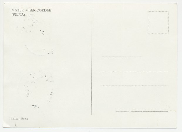 Maximum card Vatican 1955 Mater Misericordiae