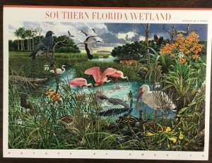 4099   Southern Florida Wetland  MNH 39c sheet of 10  FV $3.90  2006