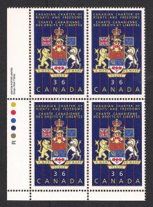 CANADA SC# 1133 F-VF MNH 1987 INSCRIP BK/4 LL