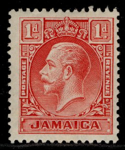 JAMAICA GV SG108, 1d scarlet, M MINT. Cat £16. DIE I