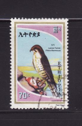 Ethiopia 960 U Birds, Lanner Falcon (A)