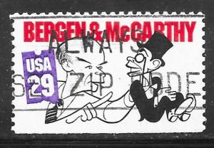 USA 2563: 29c Edgar Bergen (1903-1978) and Charlie McCarthy, used, VF