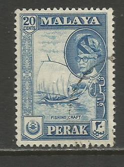 Malaya-Perak   #133  used  (1957)  