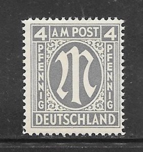 Germany #3N3B MNH Single A.M.G Issue.