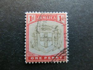 A4P21F31 Jamaica 1903-04 Wmk Crown CA 1d Used-