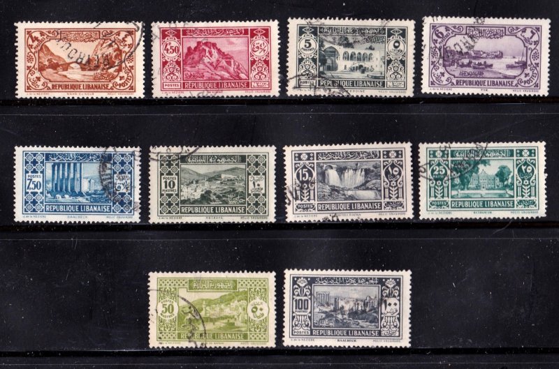 Lebanon          117 - 134       used        complete set         CV $66.45