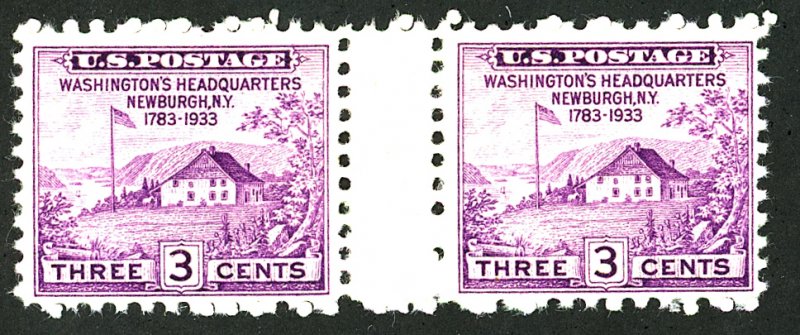 U.S. #752 MINT GUTTER PAIR