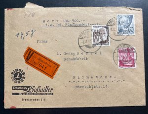 1948 Oppenheim Germany Allied occupation Commercial Cover To Pirmasens