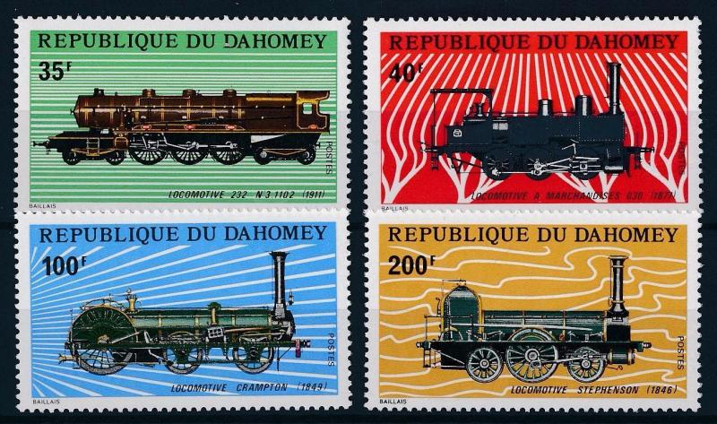 [63652] Benin Dahomey 1974 Railway Train Eisenbahn Chemin de Fer  MNH