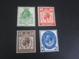 United Kingdom 1929 Sc 205-208 KGV set MH