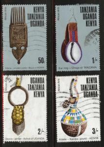 Kenya Ugand Tanganyika, KUT  Scott 304-307 Used set