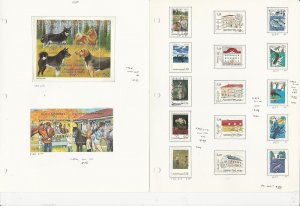 Finland Collection on 13 Pages, All Different 1989-1996