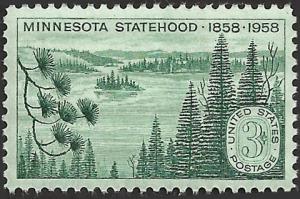 # 1106 MINT NEVER HINGED MINNESOTA STATEHOOD