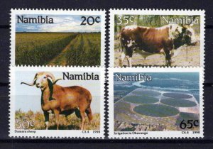 Namibia SWA 670-673 MNH Farm Animals Agriculture Ranching ZAYIX 0424S0154M