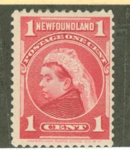 Newfoundland #79 Unused Single (Queen)